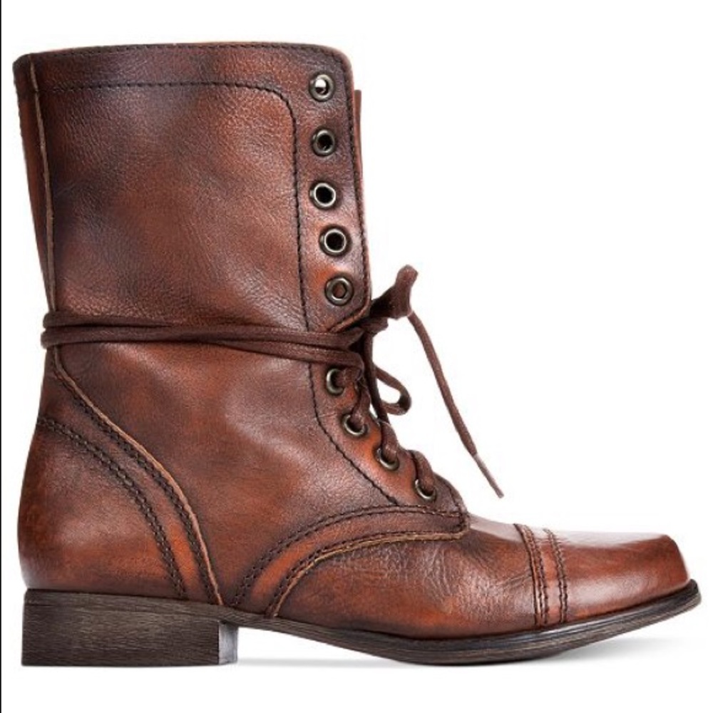 Steve Madden Troopa Boot (Cognac/Brown) - Size 7
